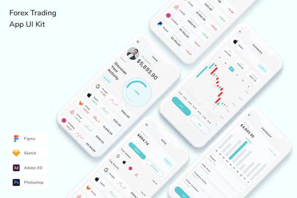 Forex Trading App UI Kit
