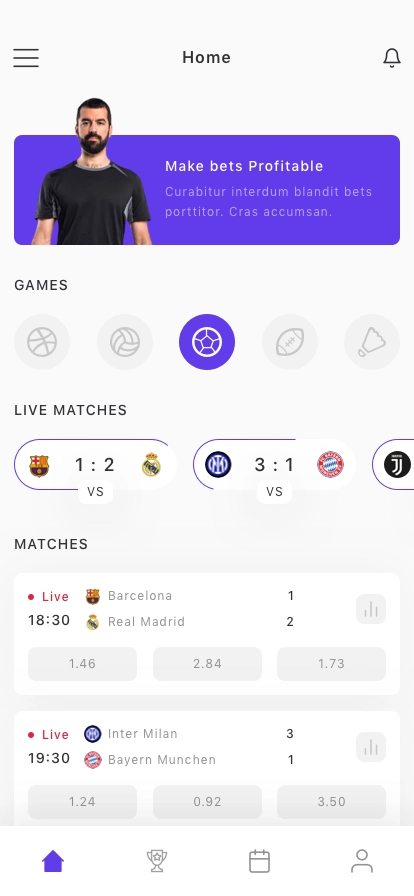 Football App UI Kit - Screenshot 4