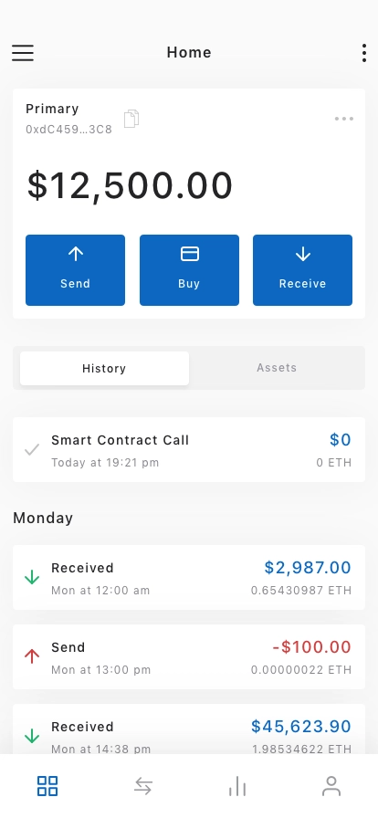 DeFi Wallet & Staking Mobile App UI Kit - Screenshot 1