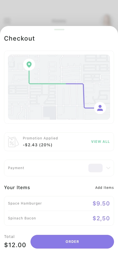 Cooking & Delivery Mobile App UI Kit - Screenshot 5