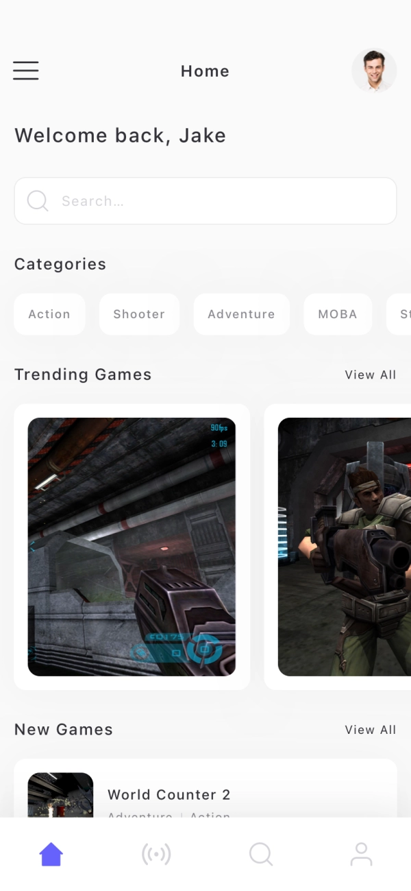 Streaming Platform Mobile App UI Kit - Screenshot 1