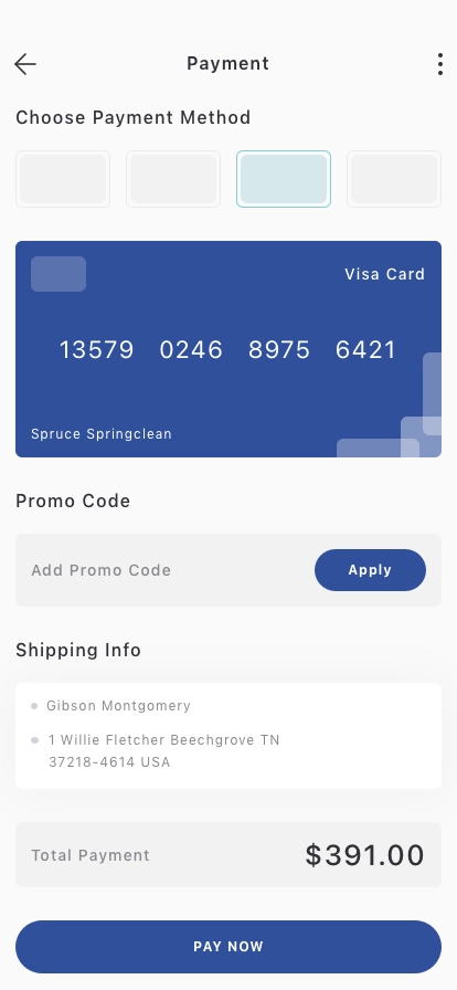 Shoes Online Shop Mobile App UI Kit - Screenshot 4