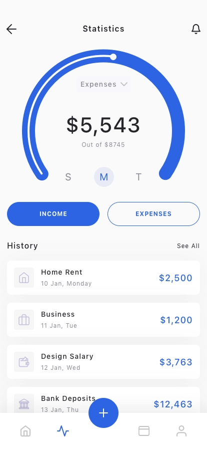 Banking Finance Mobile App UI Kit - Screenshot 4