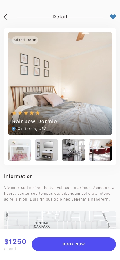 Dormitory Mobile App UI Kit - Screenshot 5