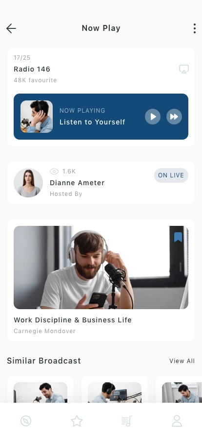 Audio & Podcast Mobile App UI Kit - Screenshot 5