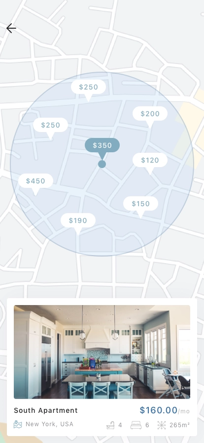 Real Estate Mobile App UI Kit - Screenshot 3