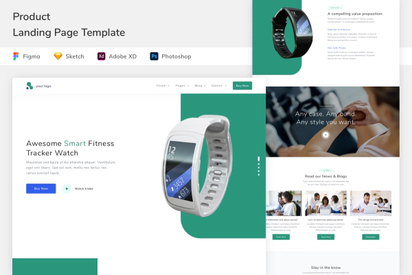 Product Landing Page Template