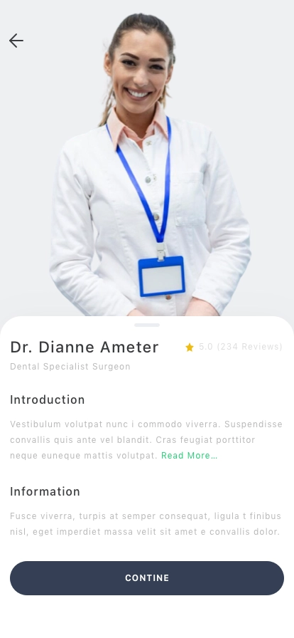 Healthcare Consultation Mobile App UI Kit - Screenshot 2