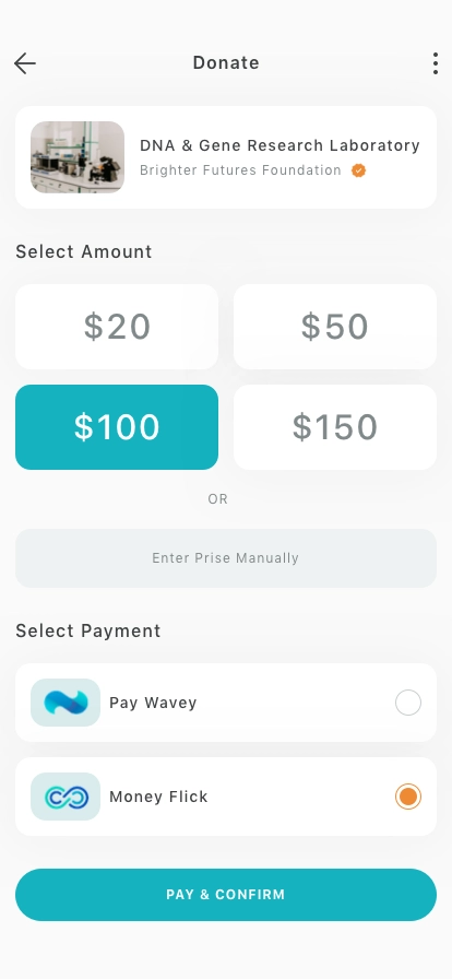Donation Mobile App UI Kit - Screenshot 3