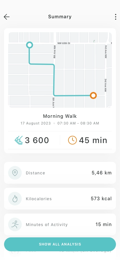 Walking Mobile App UI Kit - Screenshot 3