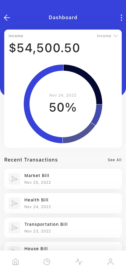 Banking & Wallet Mobile App UI Kit - Screenshot 1