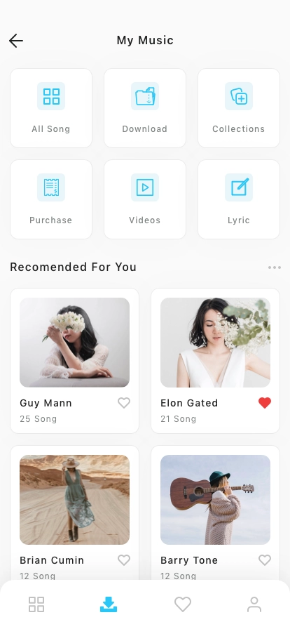 Music Player Mobile App UI Kit - Screenshot 1