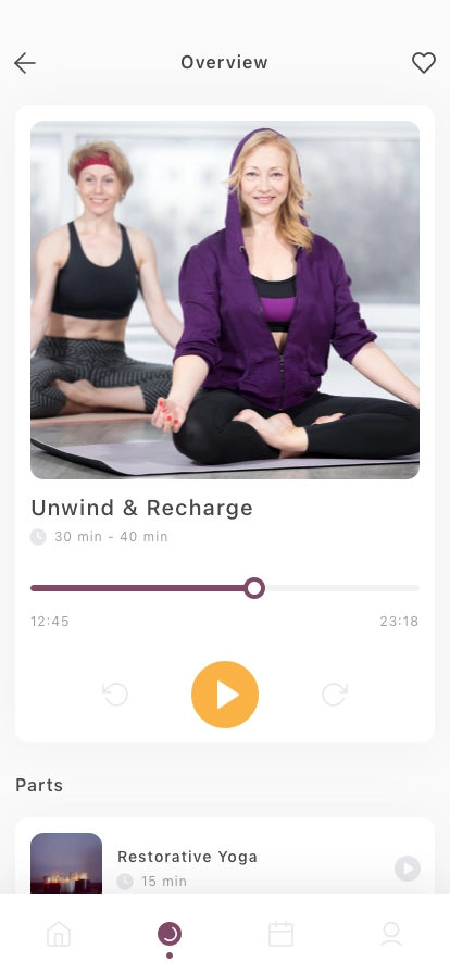 Yoga & Meditation Mobile App UI Kit - Screenshot 4