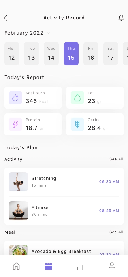 Workout Partners Finder Mobile App UI Kit - Screenshot 3
