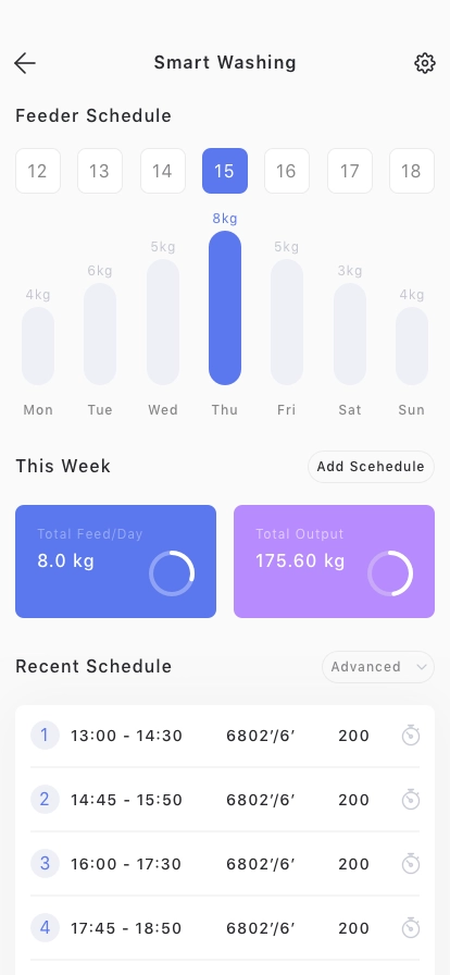 Smart Washing Machine App UI Kit - Screenshot 2