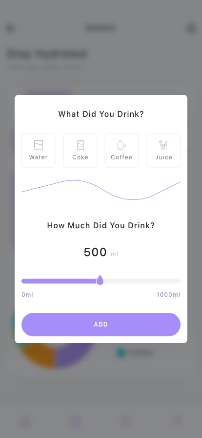 AI Water Tracker Mobile App UI Kit - Screenshot 5