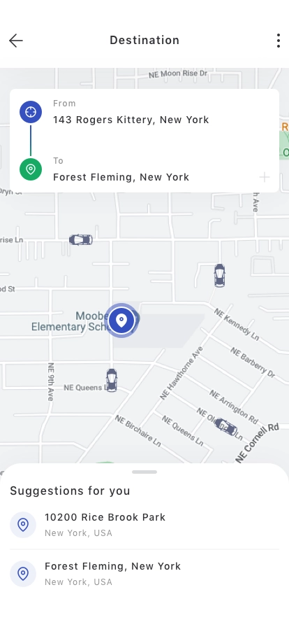 Ridesharing App UI Kit - Screenshot 2