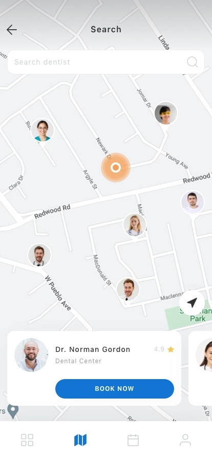 Dental Doctor Mobile App UI Kit - Screenshot 3
