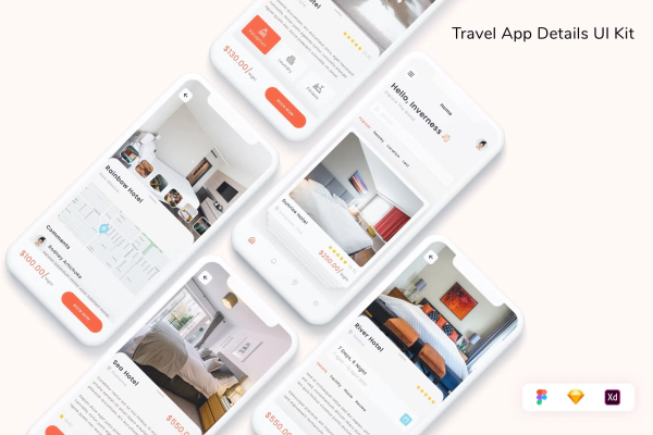 Travel App Details UI Kit