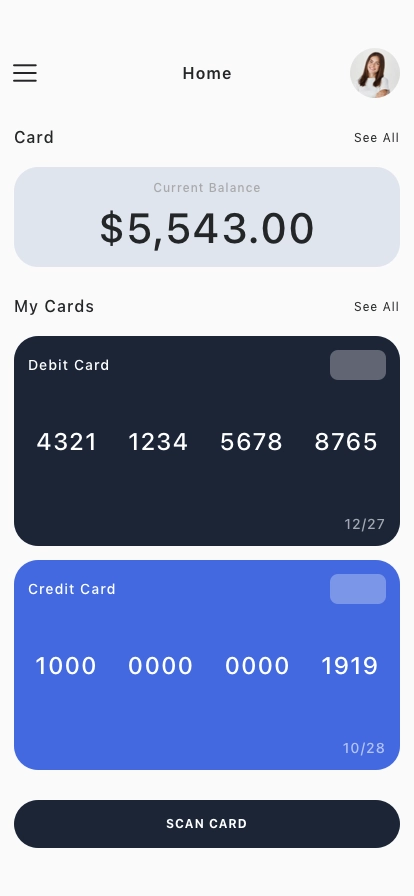 Finance & Budget Mobile App UI Kit - Screenshot 1