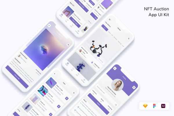 NFT Auction App UI Kit