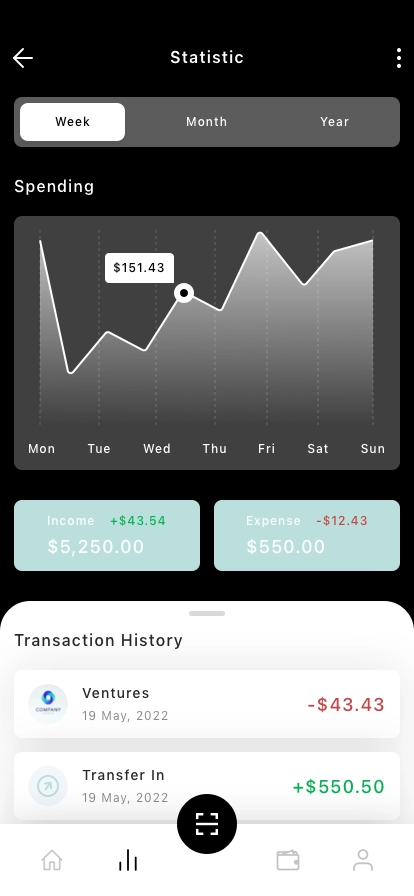 Payment & Wallet Mobile App UI Kit - Screenshot 4