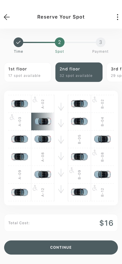 Parking Space Finder Mobile App UI Kit - Screenshot 4
