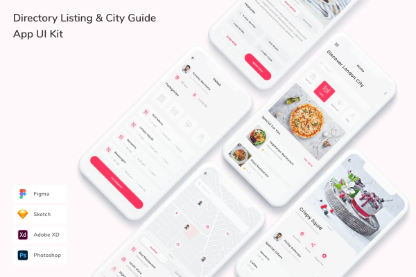 Directory Listing & City Guide App UI Kit