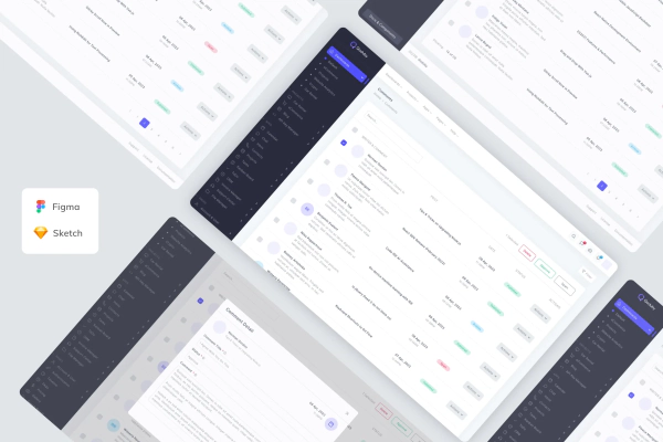 Blog Comments Admin Dashboard Template UI Kit