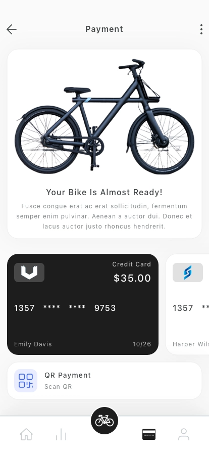 Bike Sharing Mobile App UI Kit - Screenshot 2