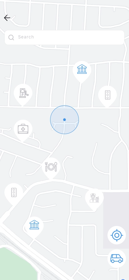 Navigation & Location Tracker Mobile App UI Kit - Screenshot 3