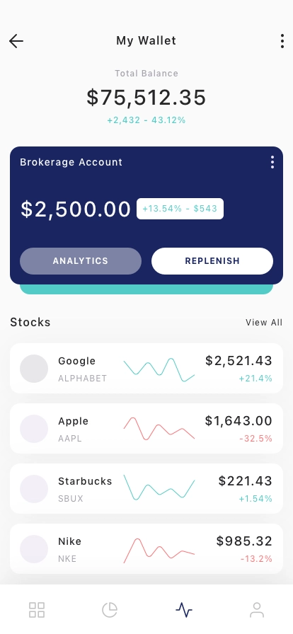 Money Manager Mobile App UI Kit - Screenshot 1