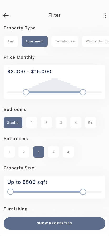 Real Estate Platform Mobile App UI Kit - Screenshot 2