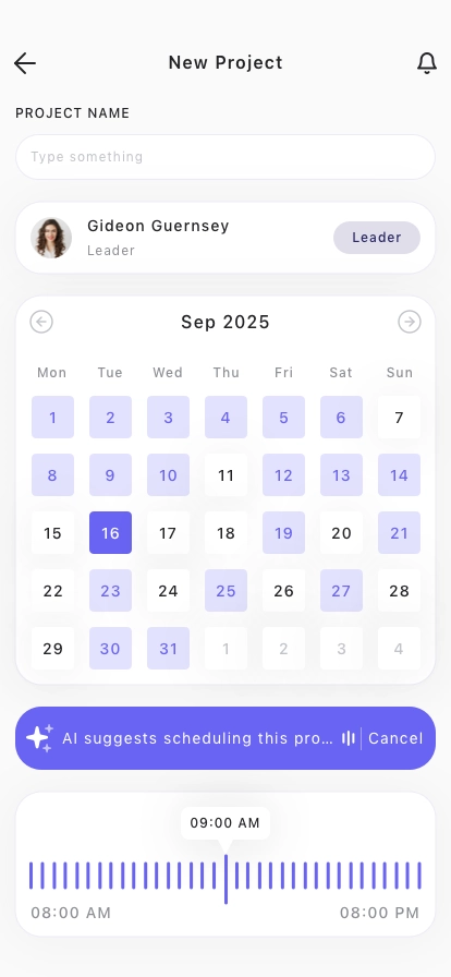 AI Management Task Mobile App UI Kit - Screenshot 4