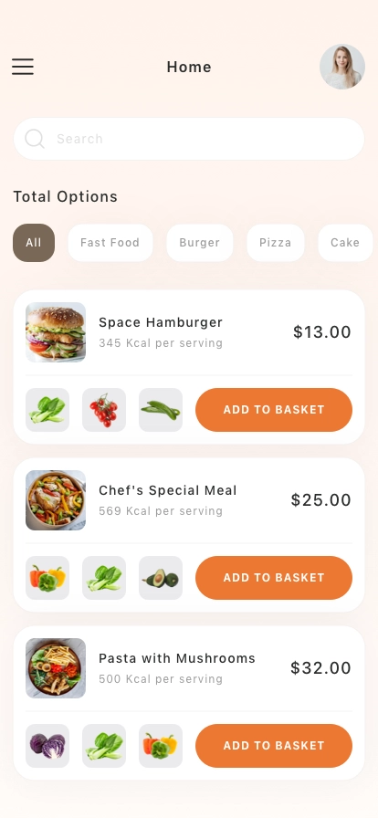 Food Delivery Mobile App UI Kit - Screenshot 3