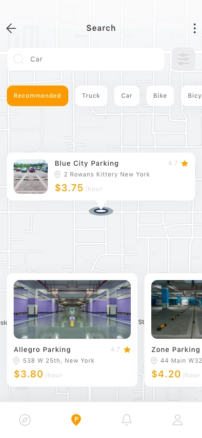 Garage Finder Mobile App UI Kit - Screenshot 3