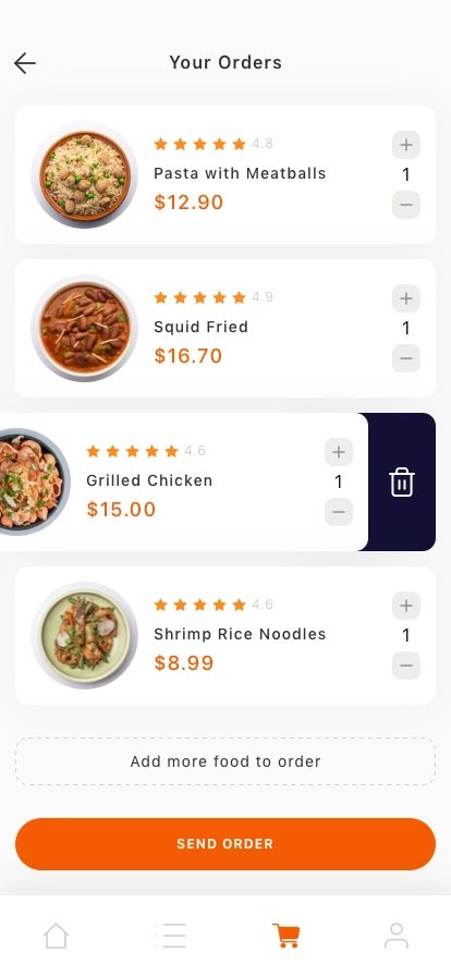 Restaurant Smart Menu Mobile App UI Kit - Screenshot 4