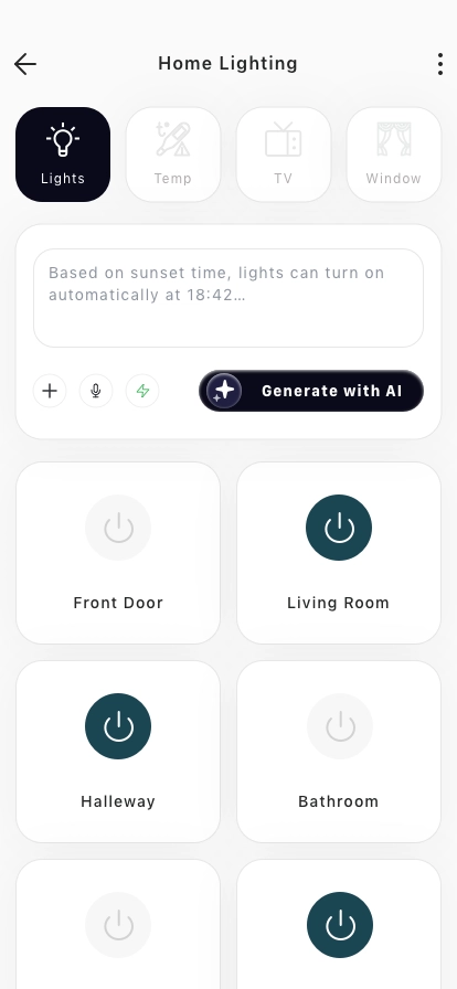 Smart Home Mobile App UI Kit - Screenshot 3