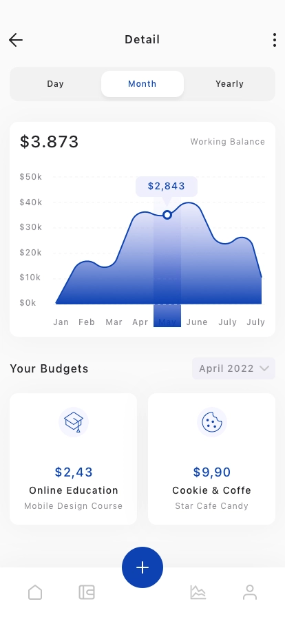 Money Management Mobile App UI Kit - Screenshot 5