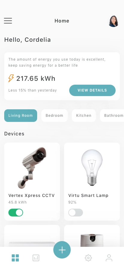 Smart House Mobile App UI Kit - Screenshot 1