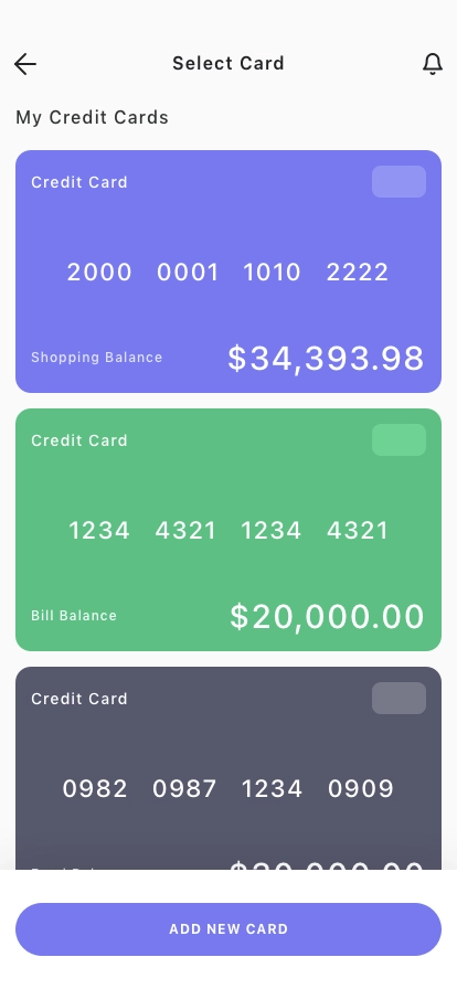 Credit Card Management Mobile App UI Kit - Screenshot 5