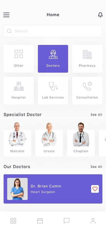 Doctor Appointment App UI Kit - Screenshot 1