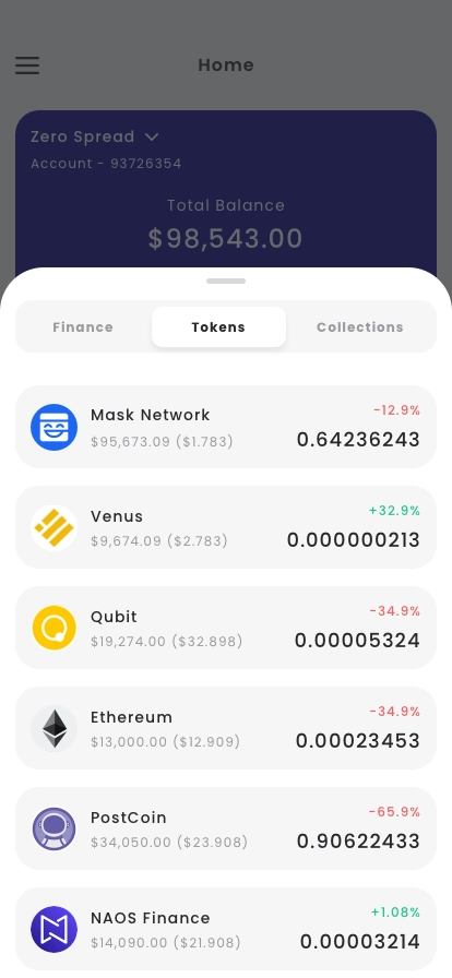 AI Cryptocurrency Trading Mobile App UI Kit - Screenshot 3