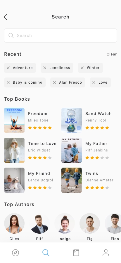 Online Book Reader Mobile App UI Kit for Figma, Sketch & XD | UIworkshop