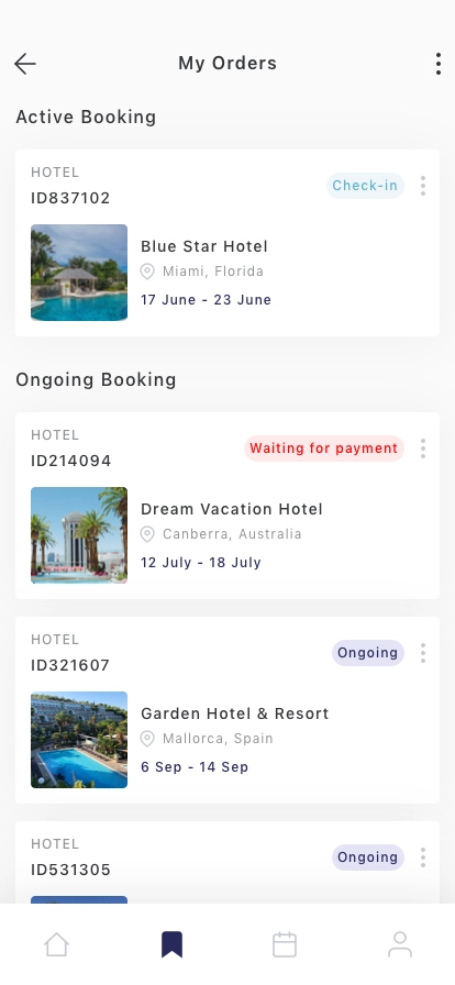 Hotel & Travel Mobile App UI Kit - Screenshot 5