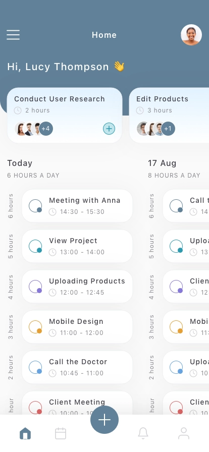 Task Manager Mobile App UI Kit - Screenshot 1
