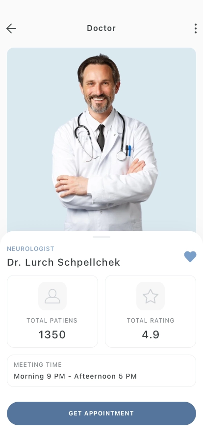 Medical & Clinic Mobile App UI Kit - Screenshot 4