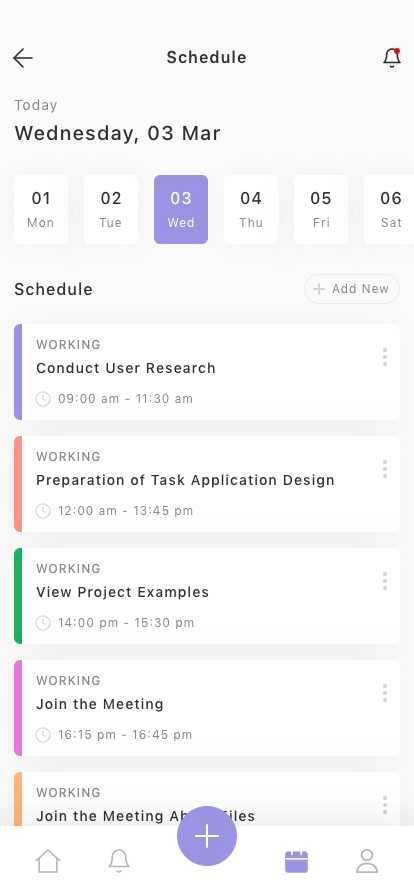 ToDo & Task Manager Mobile App UI Kit - Screenshot 2