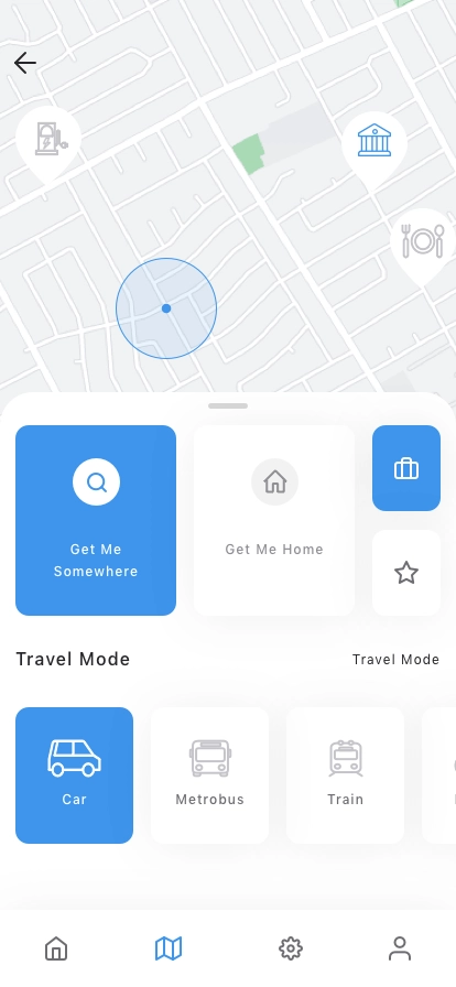 Navigation & Location Tracker Mobile App UI Kit - Screenshot 5
