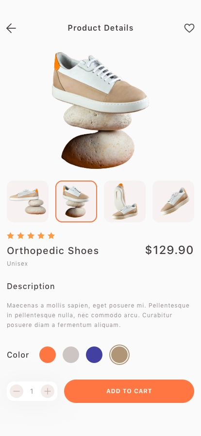 E-Commerce Mobile App UI Kit - Screenshot 2